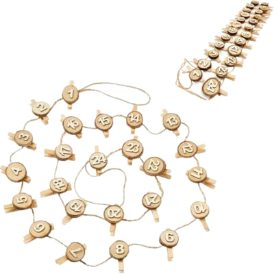 Load image into Gallery viewer, Adventskalender diy 5 cm set van 24 | 16 stuks
