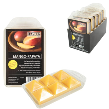 Gala waxmelts pyramide mango papaya 6 stuks | 12 stuks