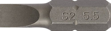 Promat tecwerk bit | voor sleufschroeven | 6,5 mm lengte 25 mm 1 4 inch c6,3 | snedesterkte 1,2 mm - 4000829107