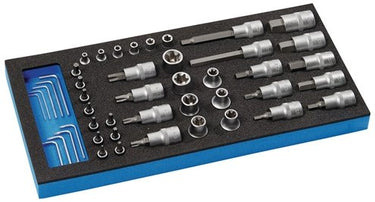 Promat tecwerk gereedschapsmodule | 46-delig 1 3-module | dopsleutel - 4000871250