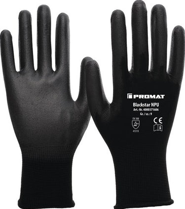 Promat tecwerk handschoen | blackstar npu | maat 6 (s) zwart | en 388 pbm-categorie ii | en 388 - 4000371603
