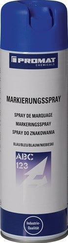 Promat tecwerk markeringsspray | blauw | 500 ml | spuitbus - 4000354081