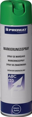 Promat tecwerk markeringsspray | groen | 500 ml | spuitbus - 4000354082