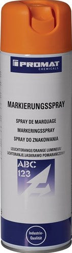 Promat tecwerk markeringsspray | lichtgevend | oranje | 500 ml | spuitbus - 4000354085