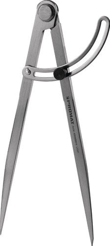 Promat tecwerk puntpasser | lengte 150 mm | met stelboog - 4000858911