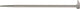 Promat tecwerk rolkopkoevoet | lengte 400 mm | d. 14 mm vernikkeld - 4000812549