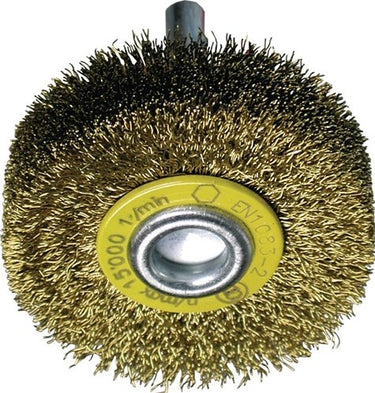 Promat tecwerk ronde borstel | d. 40 mm draaddikte 0,2 mm | messing 11 mm | 18000 min-¹ - 4000841139