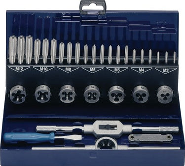 Promat tecwerk schroefdraadtapset | m3-m12 | 32 delig hss | metalen cassette - 4000867530