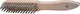 Promat tecwerk staalborstel | lengte 295 mm | 0,3 mm rvs | 2-rijig - 4000841052