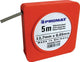 Promat tecwerk voelermaatband | dikte 0,08 mm | lengte 5 m breedte 12,7 mm - 4000851447