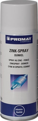 Promat tecwerk zinkspray | 400 ml | donkergrijs stofgrijs | spuitbus - 4000354065