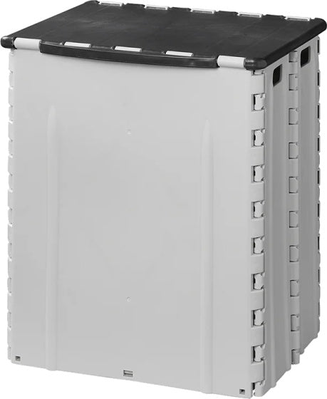 Afbeelding laden in galerijviewer, Proplus Afvalbak opvouwbaar 35 liter 25 x 31 x 38 cm grijs zwart
