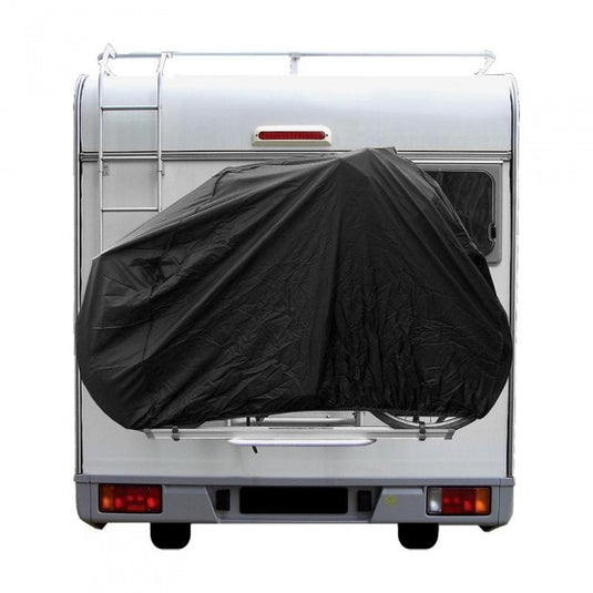 ProPlus Fietshoes - Beschermhoes voor 2 fietsen, zwart, waterafstotend, 150x74x122 cm