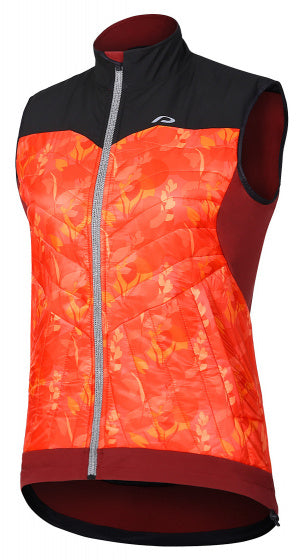 Load image into Gallery viewer, Protective Bodywarmer P-Painted Bird dames polyester rood mt 46
