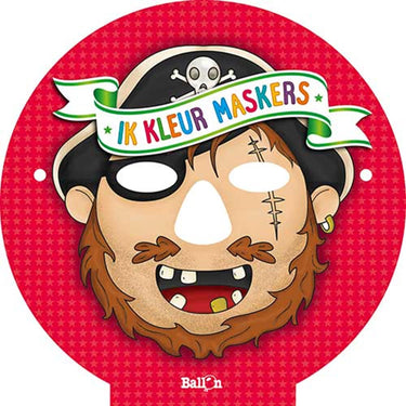 De ballon ik kleur maskers - fantasiefiguren