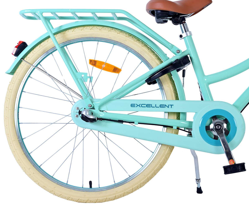 Afbeelding laden in galerijviewer, Volare Excellent Kinderfiets - Meisjes - 24 inch - Groen - 3 Versnellingen
