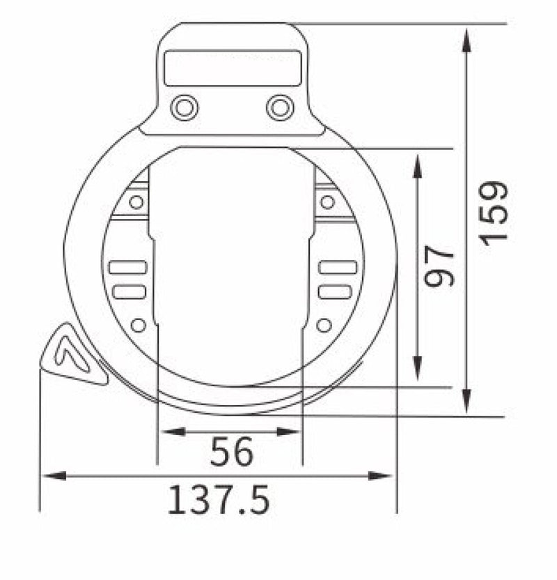 Load image into Gallery viewer, Buzaglo pythonslot ringslot zwaar, zwart
