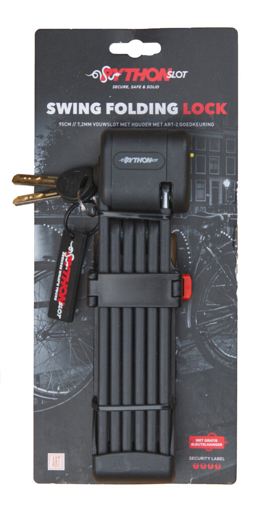 Python slot vouwslot 6x224cm, art-2, m bracket