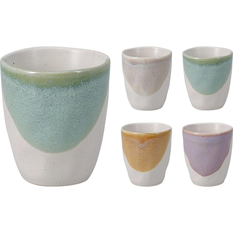 Load image into Gallery viewer, Excellent houseware beker 150ml aardewerk 4ass doos a 12 stuks
