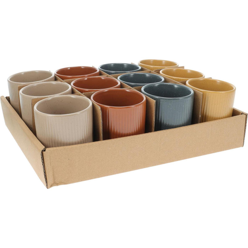 Afbeelding laden in galerijviewer, Excellent houseware mokje aardewerk 200ml ã˜7xh8,6cm
