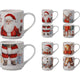 Home styling beker porselein 265ml 4ass