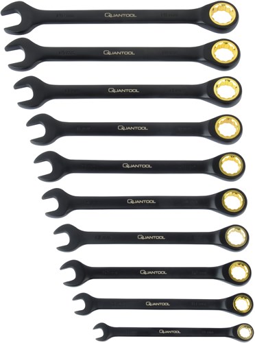 Brüder mannesmann quantool steek-ringratelsleutelset 10 dlg - q25210