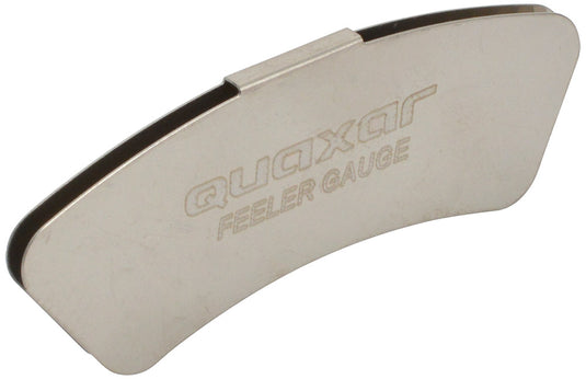 Quaxar pads and rotor feeler gauge