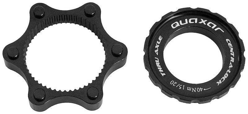 Load image into Gallery viewer, Quaxar cnc centerlock adapter for 15 20mm axle
