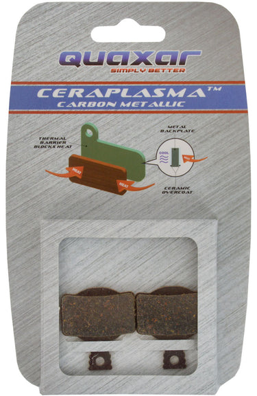 Quaxar type 7.4 semi-metallic disc brake pads for magura mt2 4 6 8