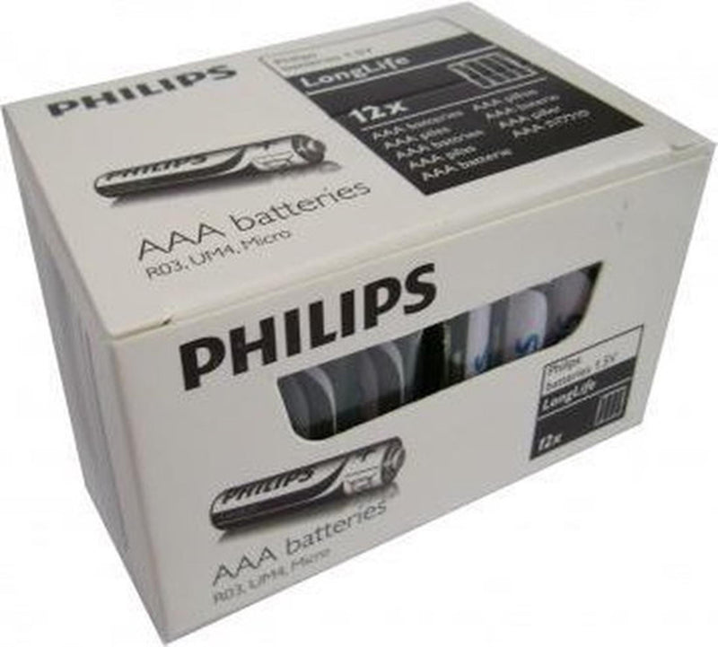 Load image into Gallery viewer, Philips batterij longlife aaa 12x4st
