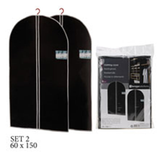 Excellent houseware kledinghoes met rits set van 2