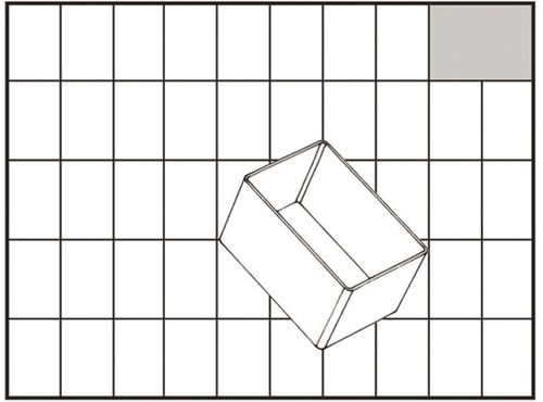 Raaco inzetbakje 55 a8-1, los - 105590 - 105590