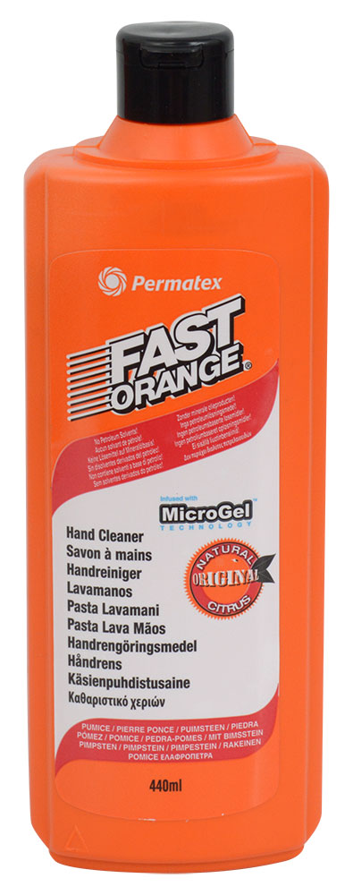 Load image into Gallery viewer, Permatex fast orange hand cleaner with pumice 440ml
