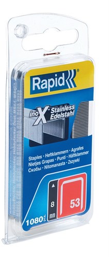 Load image into Gallery viewer, Rapid nr. 53 dundraadnieten rvs 8 mm, 1.080 stuks - 40109510 - 40109510
