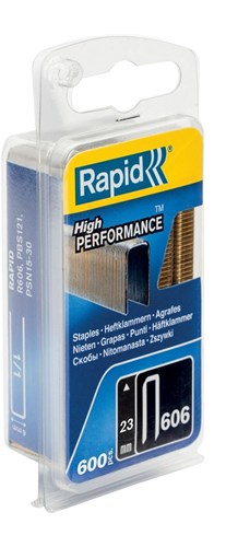 Rapid nr. 606 smalrugnieten 23 mm, 600 stuks - 40109530 - 40109530