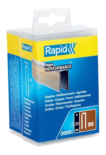 Load image into Gallery viewer, Rapid nr. 90 smalrugnieten 20 mm, 3.000 stuks - 5000123 - 5000123
