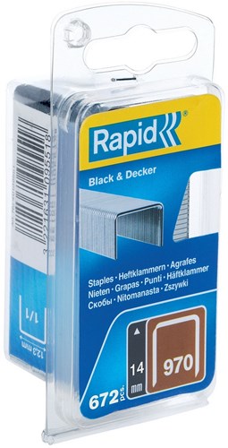 Load image into Gallery viewer, Rapid nr. 970 vlakdraadnieten dp 14 mm, 670 stuks - 40109599 - 40109599
