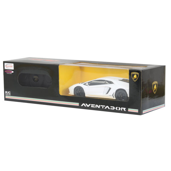 Load image into Gallery viewer, Rastar RC Aventador jongens 27 MHz 1:24 wit
