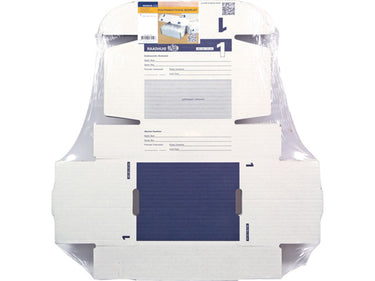 Kangaro raadhuis postpakketdoos 4 - 305x215x110mm - bedrukt - 5 stuks