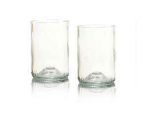 Rebottled glazen - 2-pack - clear
