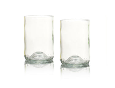 Rebottled glazen - 2-pack - clear