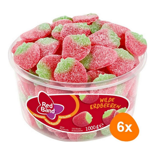 Red band redband wilde aardbeien (6x 100 stuks)