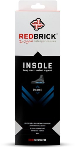 Redbrick inlegzool medium 1000034 | zwart | maat 43 - 00.083.024.43