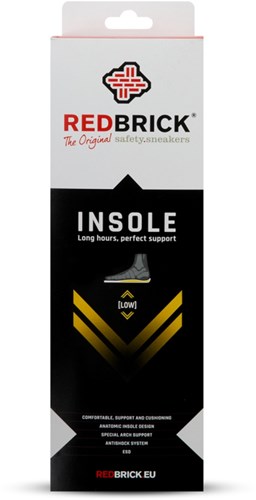 Redbrick motion inlegzool laag 1000036 | zwart | maat 39 - 00.197.011.39