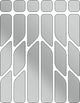 Rie:sel design reflective sticker set 'reflex' silver