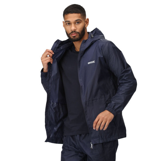 Load image into Gallery viewer, Regatta Jacket III waterdichte outdoorjas donkerblauw maat L
