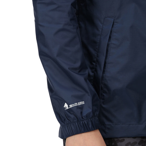 Load image into Gallery viewer, Regatta Pack-It III regenjack dames donkerblauw maat L
