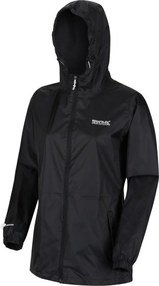 Load image into Gallery viewer, Regatta Pack-It III regenjack dames zwart maat XXL
