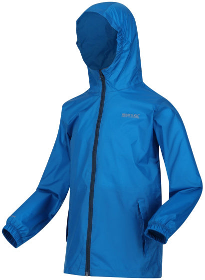Load image into Gallery viewer, Regatta Pack It III regenjas jongens blauw maat 9-10 jaar

