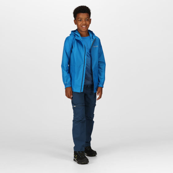 Load image into Gallery viewer, Regatta Pack It III regenjas jongens blauw maat 15-16 jaar
